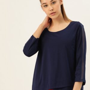 DressBerry Women Solid Layered Top