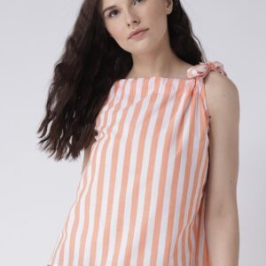 pinwheel Women Striped A-Line Top