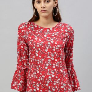 HERE&NOW Women Floral Printed Top