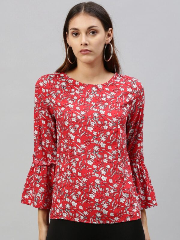 HERE&NOW Women Floral Printed Top