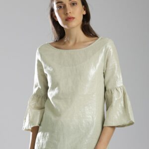 Bossini Women Solid Sheen Top