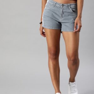 Roadster Women Washed Regular Fit Denim Shorts