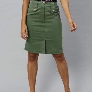 HERE&NOW Women Straight Skirt