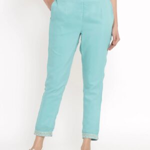 JUNIPER Flat-Front Pants with Insert Pockets