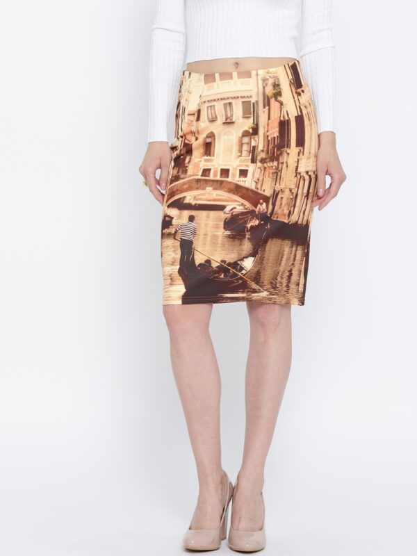 Vero Moda Printed Pencil Skirt