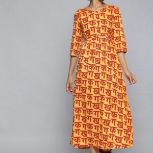 HERE&NOW Women Printed Maxi Dress