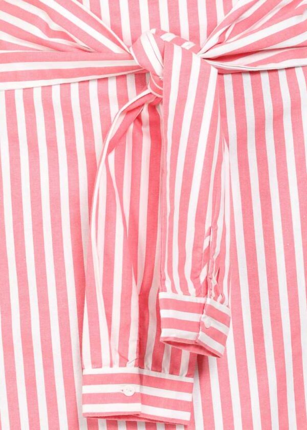 UCB Women Striped Asymetric White Skirt