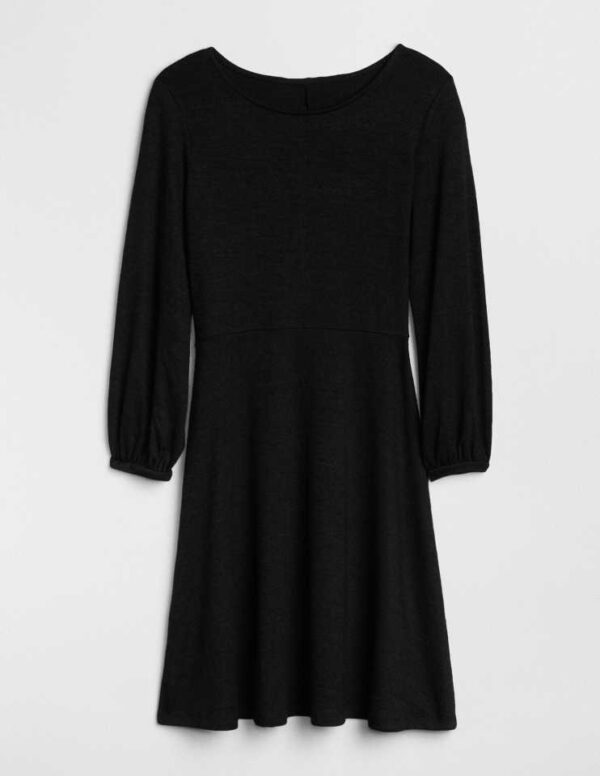 GAP  Women Fit and Flare Black Dress