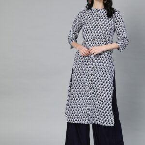 Anouk Women Printed Straight Kurta