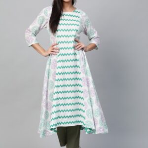 Sangria Women Printed A-Line Kurta