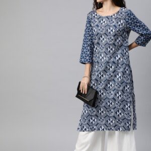 Anouk Women  Printed Straight Kurta