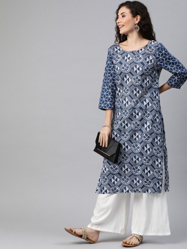 Anouk Women  Printed Straight Kurta