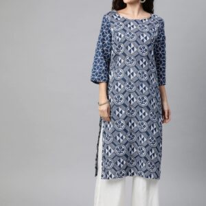 Anouk Women Printed Straight Kurta