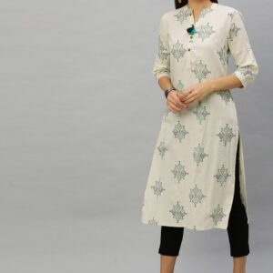 Anouk Women  Printed Straight Kurta