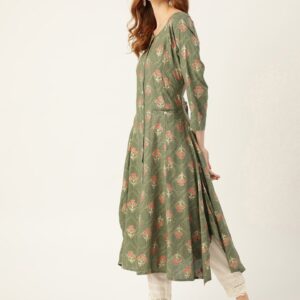 Sangria Women Printed A-Line Kurta