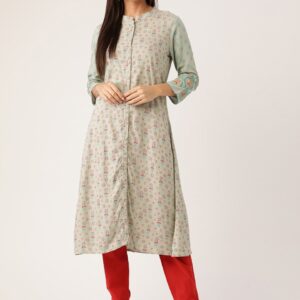 Moda Rapido Women Printed A-Line Kurta