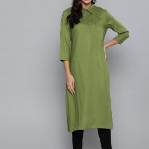 HERE&NOW Women  Solid Straight Kurta