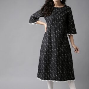 HERE&NOW Women  Printed A-Line Kurta