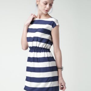 Mast & Harbour Women Striped A-Line Dress