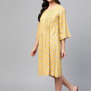 Sangria Women Ethnic Print A-Line Dress