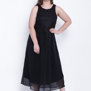 aLL Plus Size Women Lace Maxi Dress