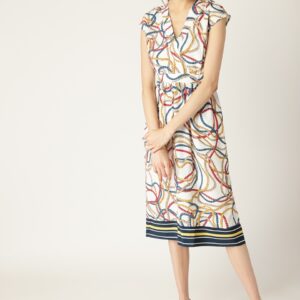 MANGO Women Printed Wrap Dress