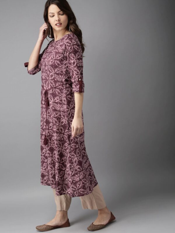 HERE&NOW Women Printed A-Line Kurta