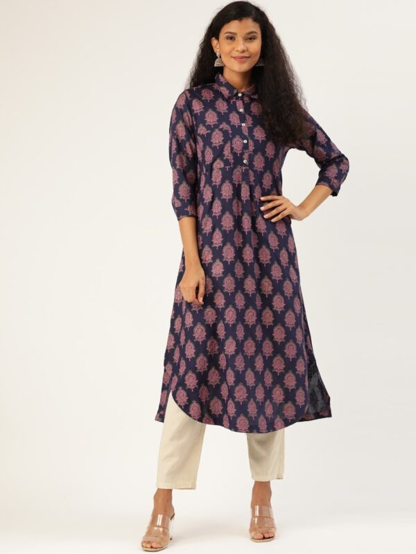 Sangria Women Printed Pathani Kurta