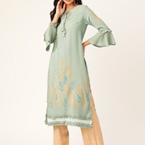 Moda Rapido Women Printed Straight Kurta