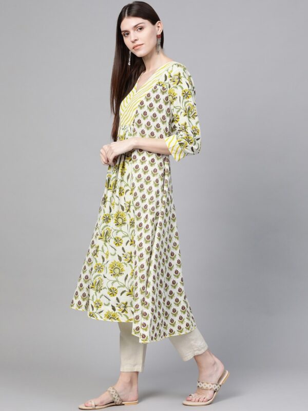 Sangria Women Printed Anarkali Kurta