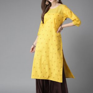 HERE&NOW Women Printed Straight Kurta