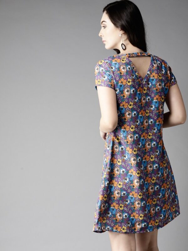 Moda Rapido Women Printed A-Line Dress