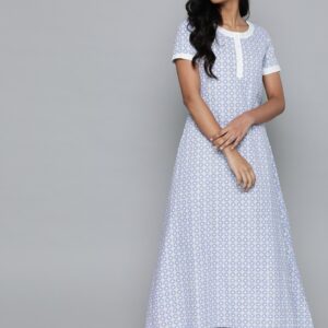 HERE&NOW Ethnic Print Maxi Nightdress