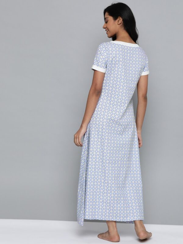 HERE&NOW Ethnic Print Maxi Nightdress