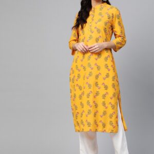 HERE&NOW Women Printed Straight Kurta