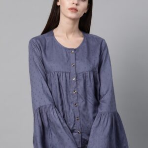 Roadster Women Self Design Top