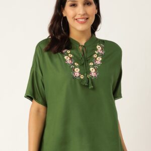 DressBerry Women Embroidered Top