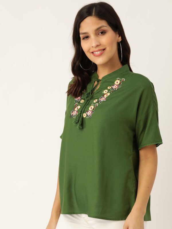 DressBerry Women Embroidered Top