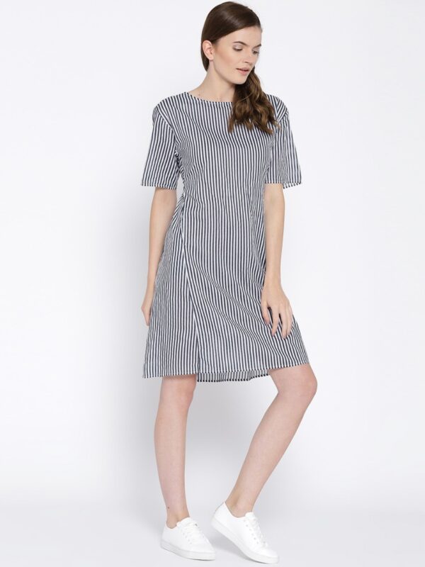 OVS Women Striped A-Line Dress