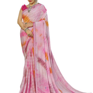 Jack Williams Printed Fancy Saree with Blouse