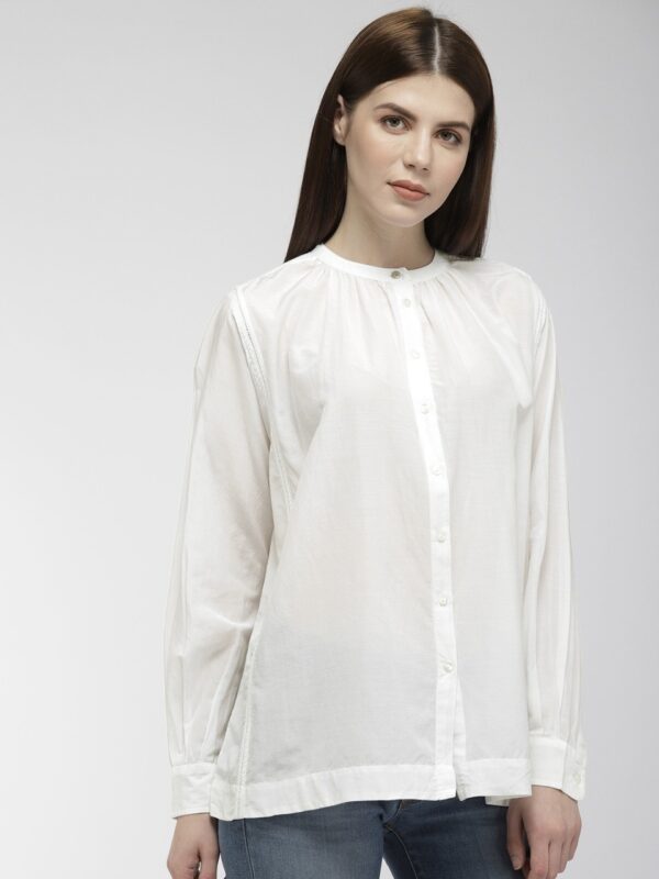 Marks & Spencer Women Regular Fit Solid Casual Shirt