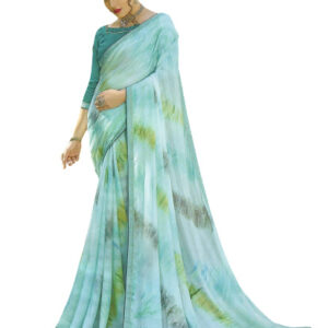 Jack Williams Printed Fancy Saree with Blouse