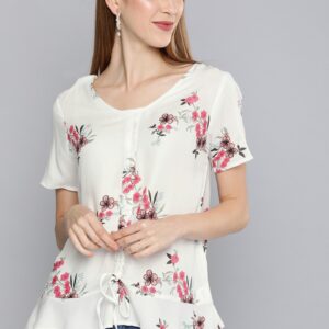 HERE&NOW Women Floral Print Top