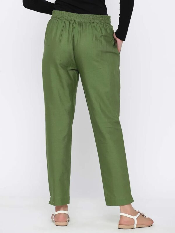 Juniper Cotton Solid Cigarette Pants