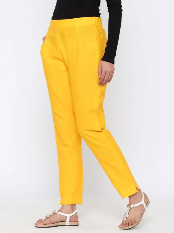 Juniper Cotton Solid Cigarette Pants