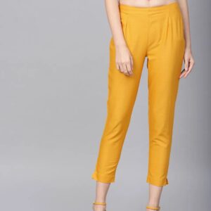 Juniper Cotton Solid Straight Pant