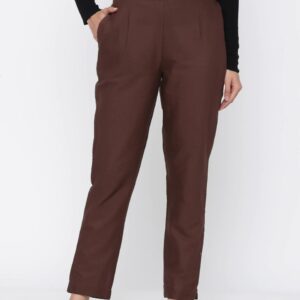 Juniper Cotton Solid Cigarette Pants