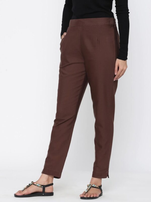 Juniper Cotton Solid Cigarette Pants