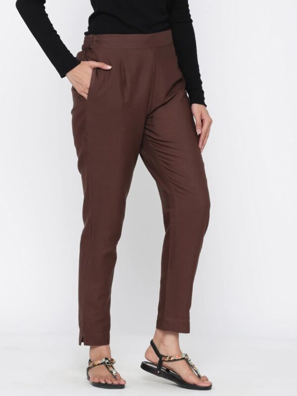 Juniper Cotton Solid Cigarette Pants