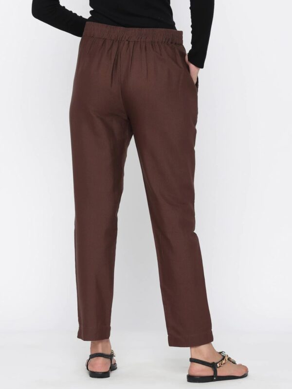 Juniper Cotton Solid Cigarette Pants